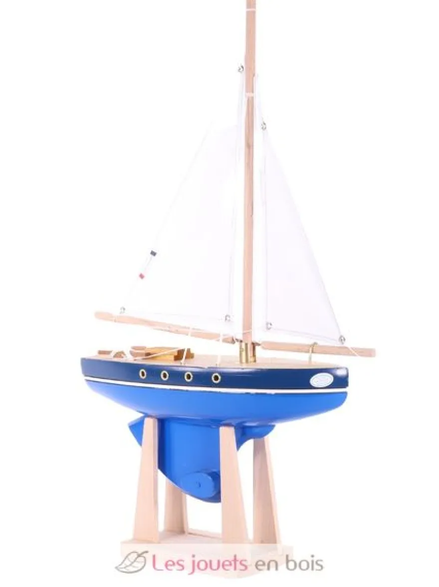 Voilier Le Tirot bleu 30cm - Maison Tirot