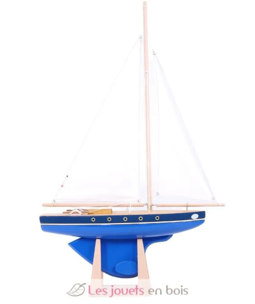 Voilier Le Tirot bleu 40cm - Maison Tirot