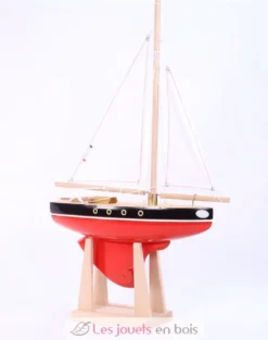 Voilier Le Tirot rouge 30cm - Maison Tirot