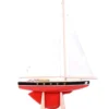 Voilier Le Tirot rouge 40cm - Maison Tirot