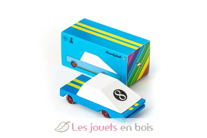 Voiture Blue Racer 8 - Candylab Toys