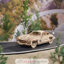 Voiture Coupé Sport - Puzzle 3D mécanique en bois - Ugears