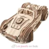 Voiture de course Drift Cobra - Puzzle 3D mécanique en bois - Ugears