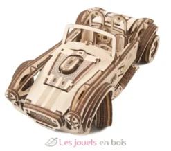 Voiture de course Drift Cobra - Puzzle 3D mécanique en bois - Ugears