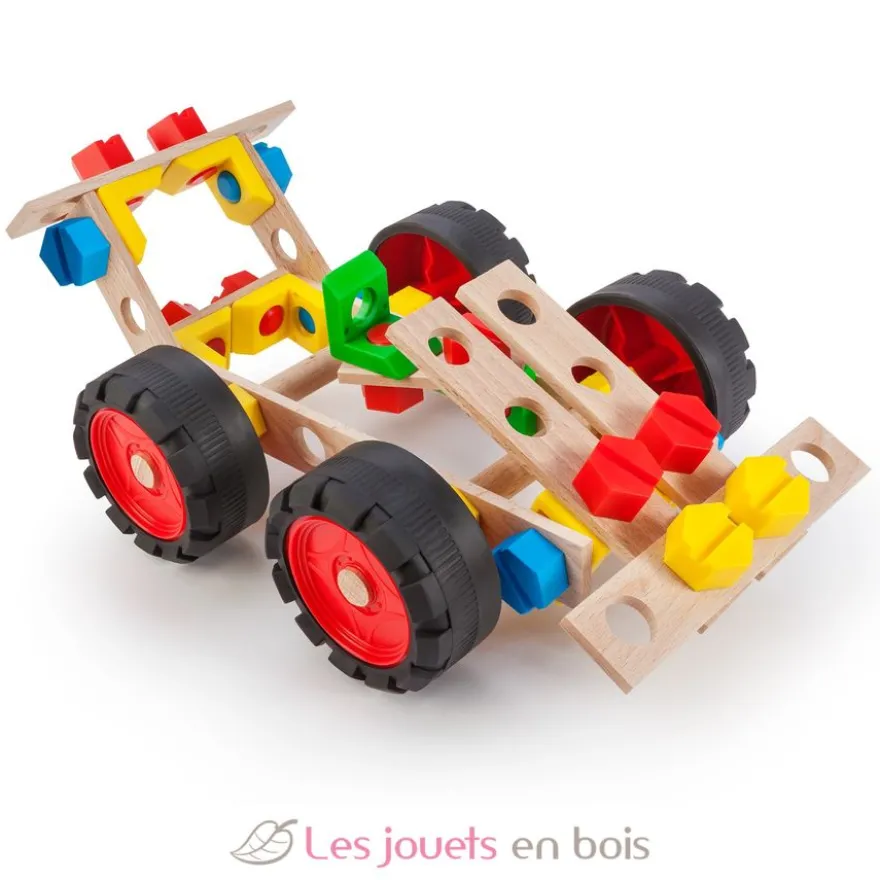 Voiture de course - Jeu de construction en bois et plastique - Alexander Toys