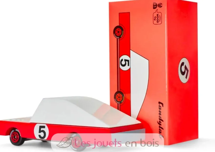 Voiture de course rouge - Candylab Toys