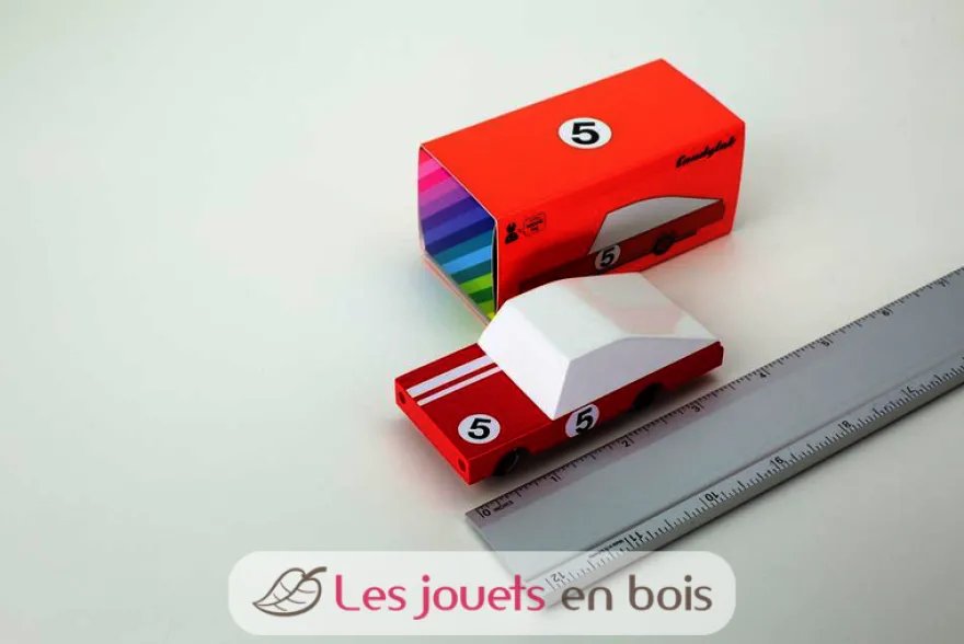 Voiture de course rouge - Candylab Toys