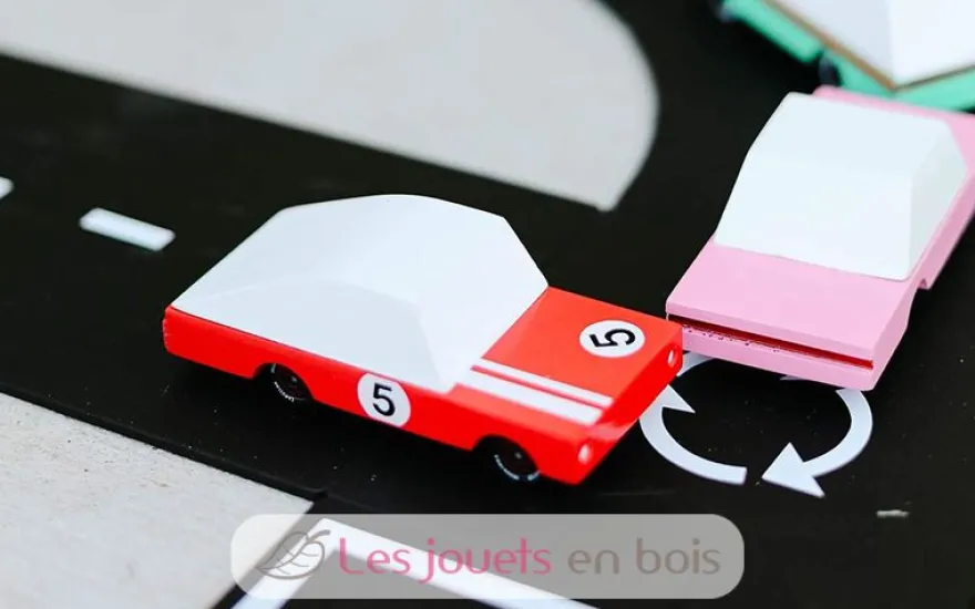 Voiture de course rouge - Candylab Toys