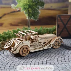 Voiture de sport Rapid Mouse - Puzzle 3D mécanique en bois - Ugears