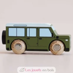 Voiture en bois Archie No 27 verte - Le Toy Van
