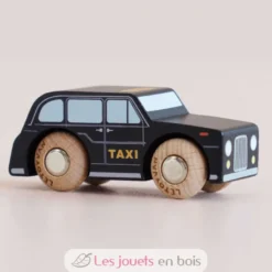 Voiture en bois Bertie No 45 noire - Le Toy Van