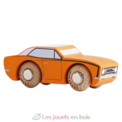 Voiture en bois Cami No 22 orange - Le Toy Van