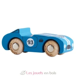Voiture en bois Coby No 5 bleue - Le Toy Van