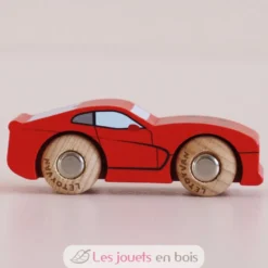 Voiture en bois Jasper No 18 rouge - Le Toy Van