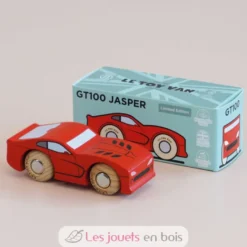 Voiture en bois Jasper No 18 rouge - Le Toy Van