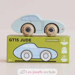 Voiture en bois Jude No 2 bleue claire - Le Toy Van