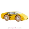 Voiture en bois Lando No 14 jaune - Le Toy Van
