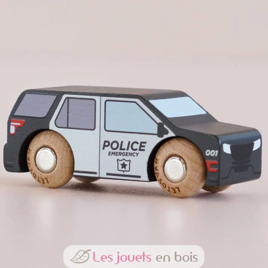 Voiture en bois Liberty No 42 noire - Le Toy Van