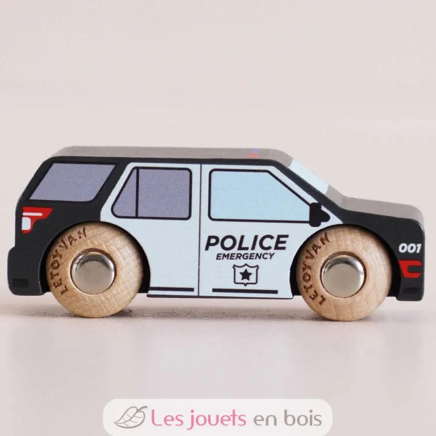 Voiture en bois Liberty No 42 noire - Le Toy Van
