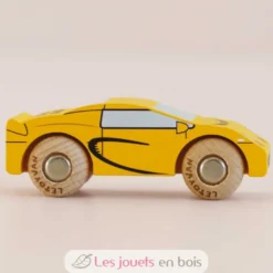 Voiture en bois Louis No 19 jaune - Le Toy Van