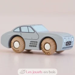 Voiture en bois Mavis No 15 grise - Le Toy Van