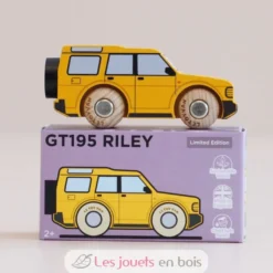 Voiture en bois Riley No 35 jaune - Le Toy Van