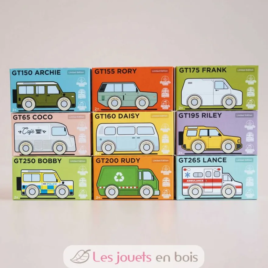 Voiture en bois Riley No 35 jaune - Le Toy Van