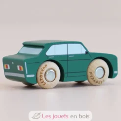 Voiture en bois Tommy No 3 verte - Le Toy Van
