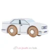 Voiture en bois William No 21 blanche - Le Toy Van