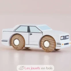 Voiture en bois William No 21 blanche - Le Toy Van
