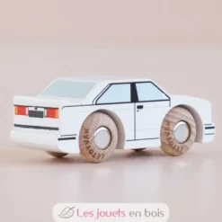 Voiture en bois William No 21 blanche - Le Toy Van