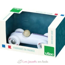 Voiture Grand Prix vintage PM blanche - Vilac