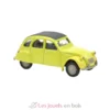 Voiture miniature Citroën 2CV 1978 jaune cédrat 1:54 - Norev