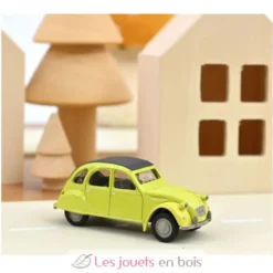 Voiture miniature Citroën 2CV 1978 jaune cédrat 1:54 - Norev