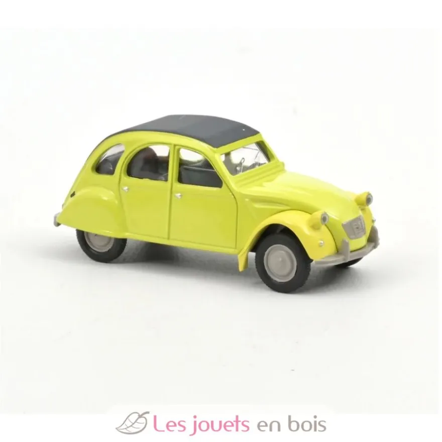 Voiture miniature Citroën 2CV 1978 jaune cédrat 1:54 - Norev