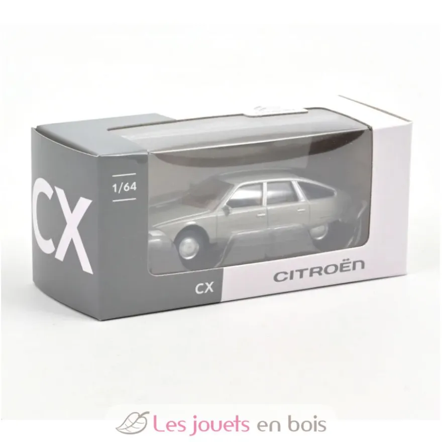 Voiture miniature Citroën CX 1974 gris largentière 1:64 - Norev