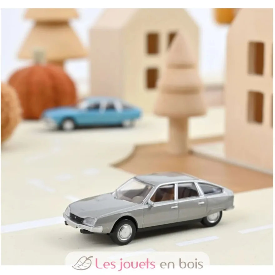 Voiture miniature Citroën CX 1974 gris largentière 1:64 - Norev