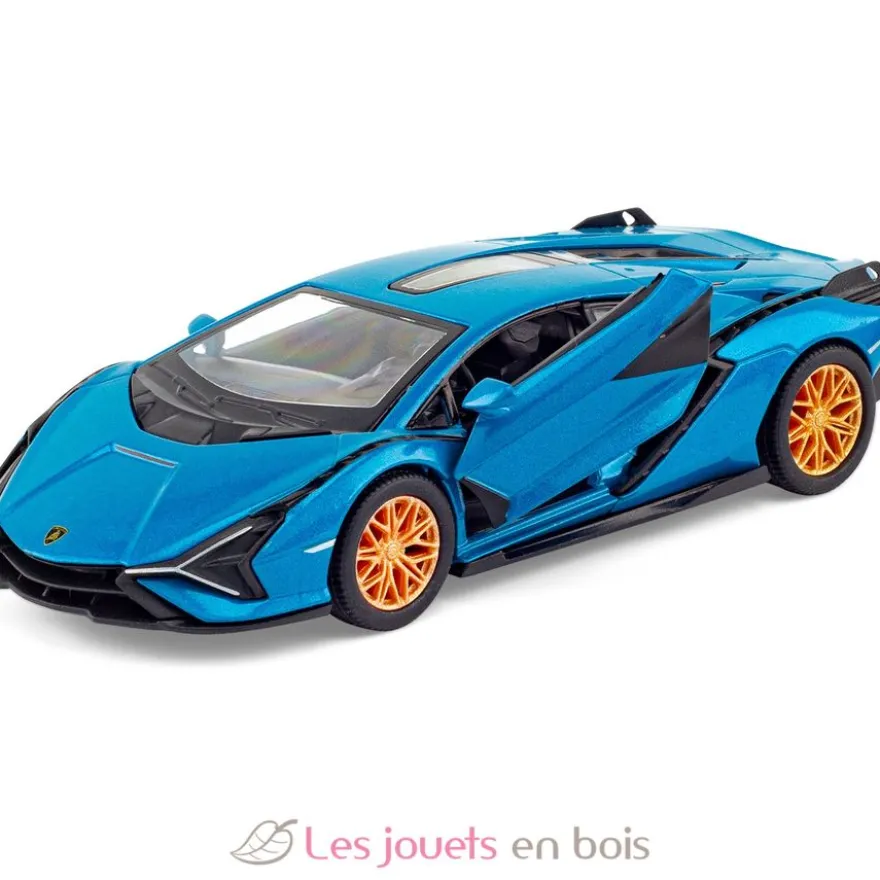 Voiture miniature Lamborghini bleue - Ulysse