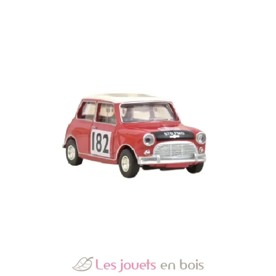 Voiture miniature Mini Cooper S 1964 rouge tartan 1:54 - Norev