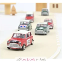 Voiture miniature Mini Cooper S 1964 rouge tartan 1:54 - Norev