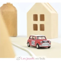 Voiture miniature Mini Cooper S 1964 rouge tartan 1:54 - Norev