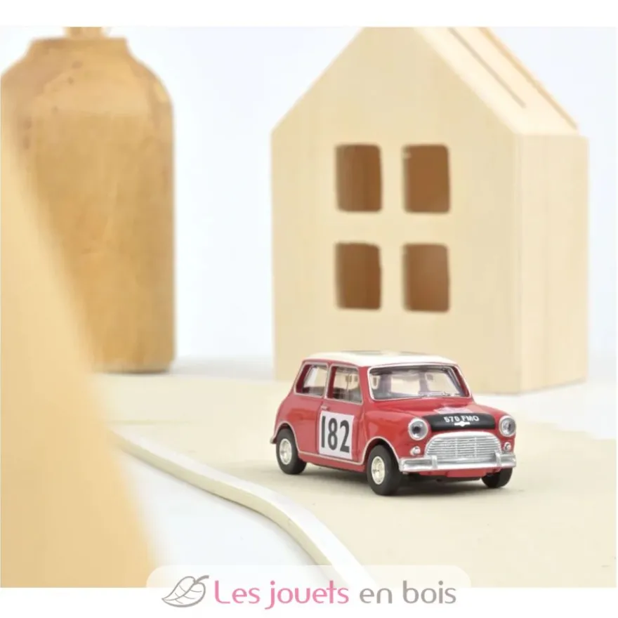 Voiture miniature Mini Cooper S 1964 rouge tartan 1:54 - Norev