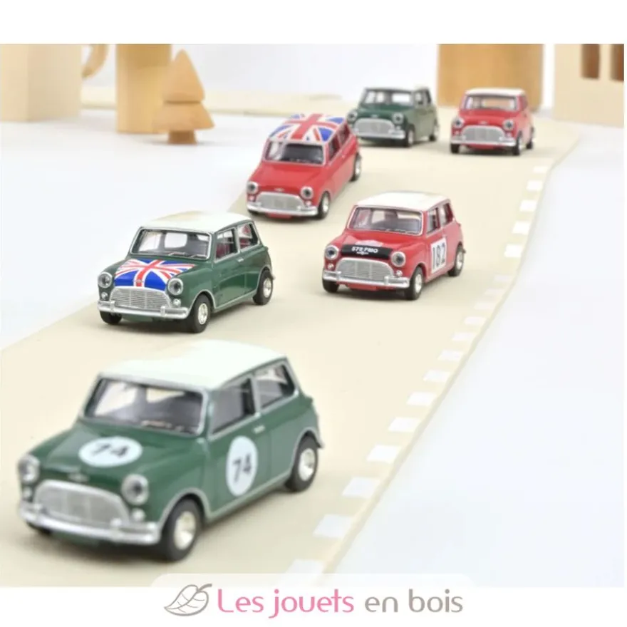 Voiture miniature Mini Cooper S 1964 vert amande 1:54 - Norev