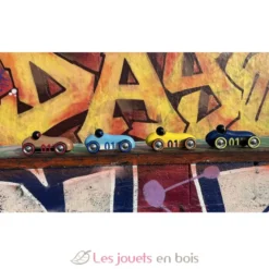 Voiture Old sport Compet’ bleu nuit - Vilac