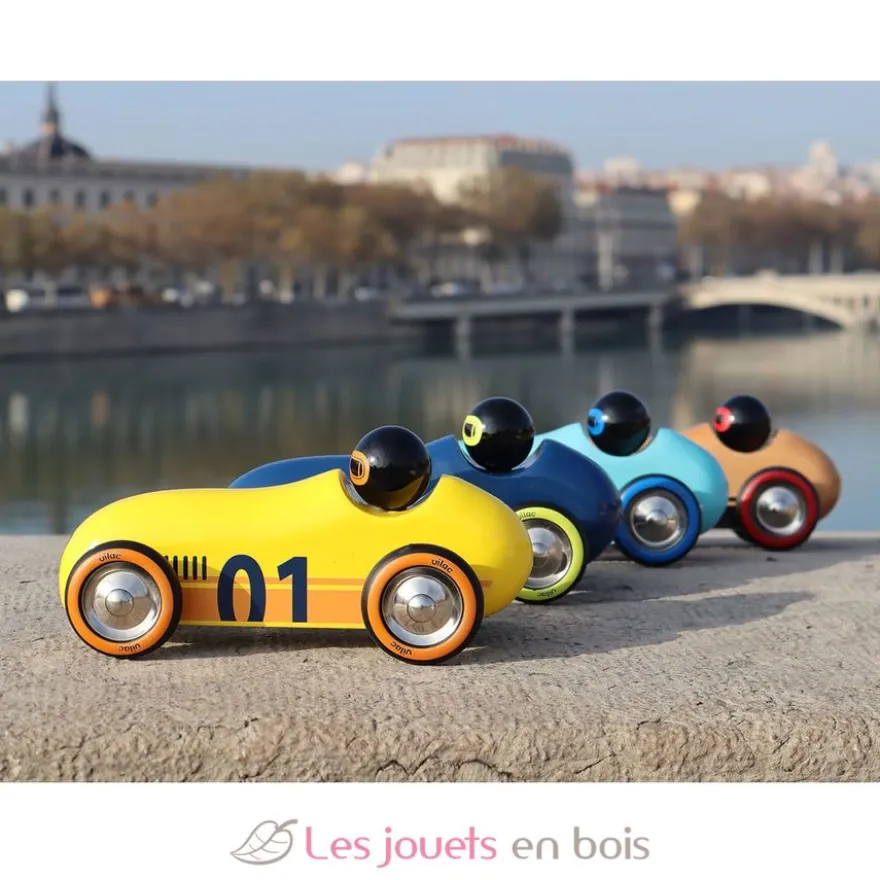Voiture Old sport Compet’ jaune - Vilac