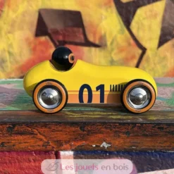 Voiture Old sport Compet’ jaune - Vilac