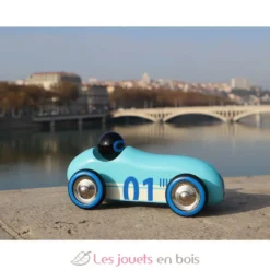 Voiture Old sport Compet’ turquoise - Vilac