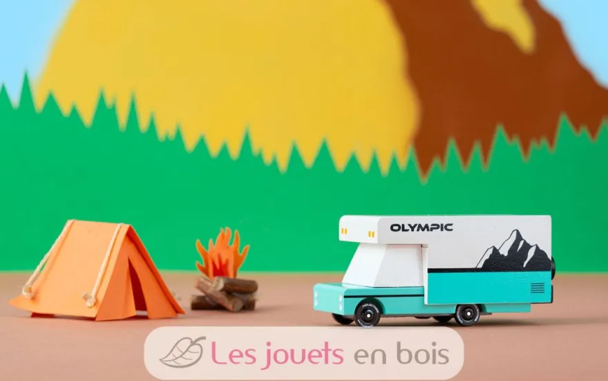 Voiture Olympic Camper - Candylab Toys