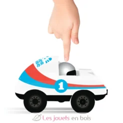 Voiture Presto Racers Ace blanc - Métal et plastique - Tiger Tribe