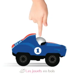 Voiture Presto Racers Jet bleu - Métal et plastique - Tiger Tribe
